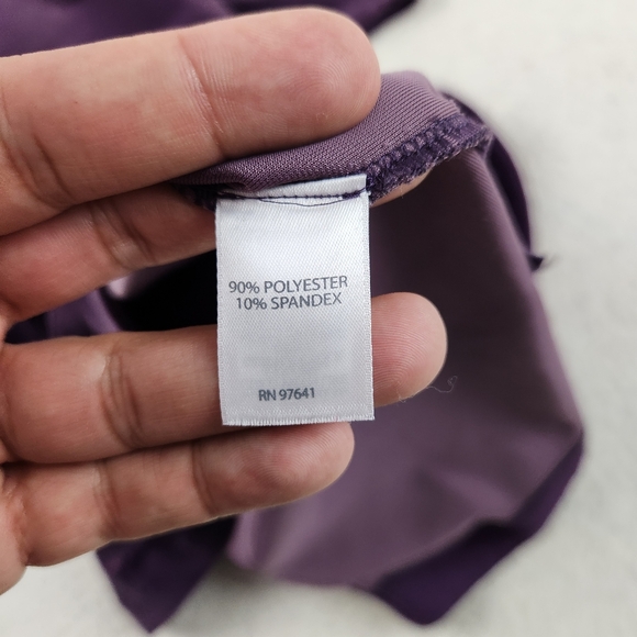 J. Jill Wearever Purple Velour Velvet Tank Shirt Size XS - Picture 6 of 8